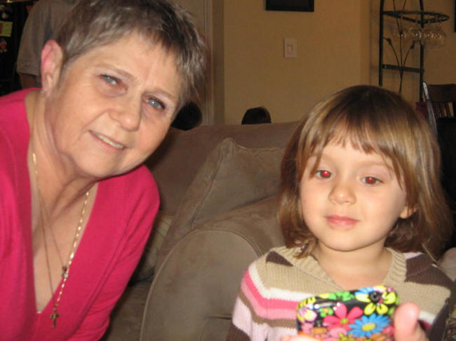 Sandi Ellis and granddaughter